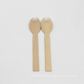 160mm Disposable cutlery bamboo spork for restaurant use